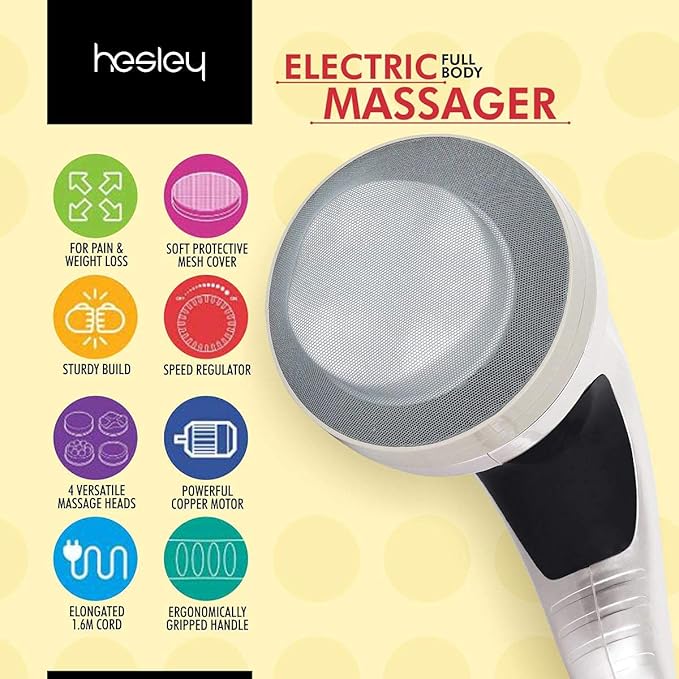 Hesley Electric Full Body Massager for Pain Relief of Back, Leg and Foot