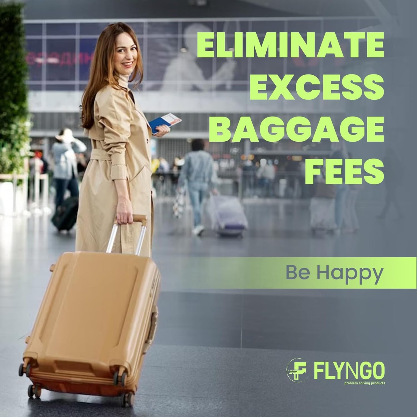 FLYNGO Weight Machine For Luggage Weighing Scale For Luggage Capable Up To 50 Kg