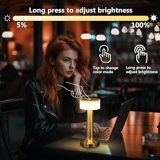 Table Lamp | 2000mAh Battery | Home Decor, Lamps for Bedroom
