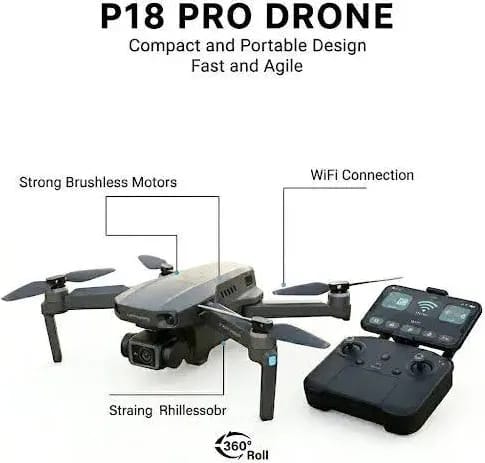 P18 Pro Intelligent Obstacle Avoidance Drone