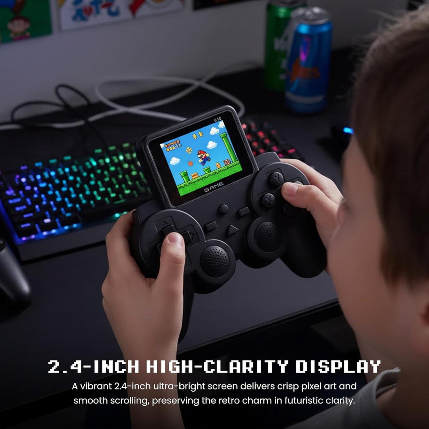 S10 Video Game Retro Friendly Competition Gamepad 520 in 1 Handheld Video Games