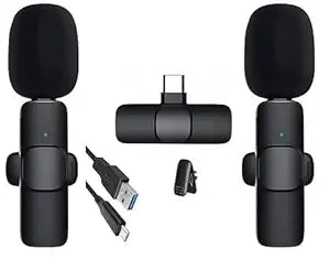Wireless Microphone for Mobile & Camera |Clip-On Collar Mic