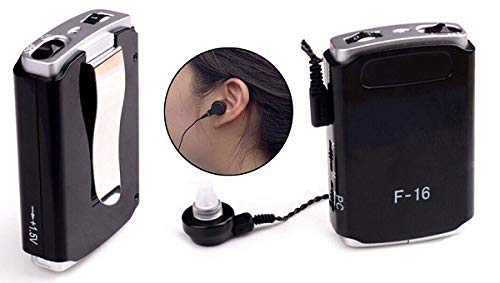AXON F-16 Professional Hearing Aid Hearing Enhancer Ear Machine Sound Amplifier, Black