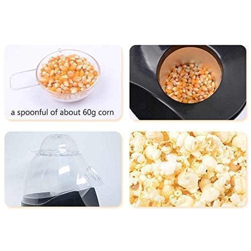 Electric Popcorn Maker Hot Air Popper Machine 1200W | Oil-Free, Healthy Snack Maker