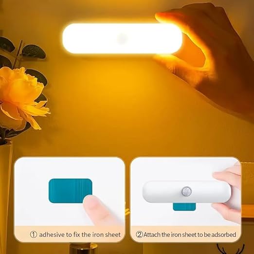 Motion Sensor LED Night Light Home, Auto On/Off Rechargeable Wireless Magnetic LED lamp