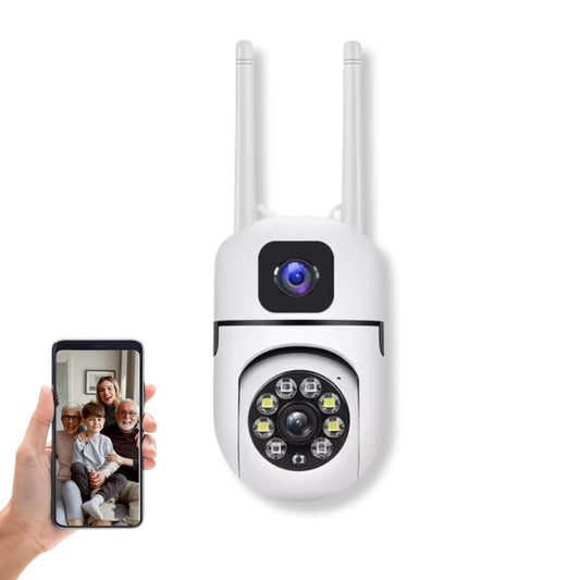Mini Dual Lens/Screen 2in1 PTZ Bullet 5.5MP Full HD 1920 Resolution