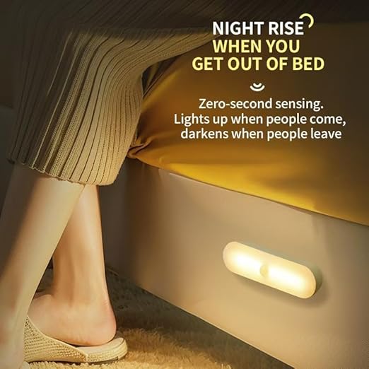 Motion Sensor LED Night Light Home, Auto On/Off Rechargeable Wireless Magnetic LED lamp