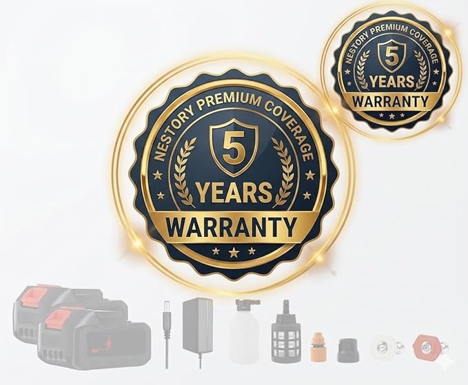 Car Washer High Pressure Gun (Double Battery) Cordless Portable Wireless Pressure washer