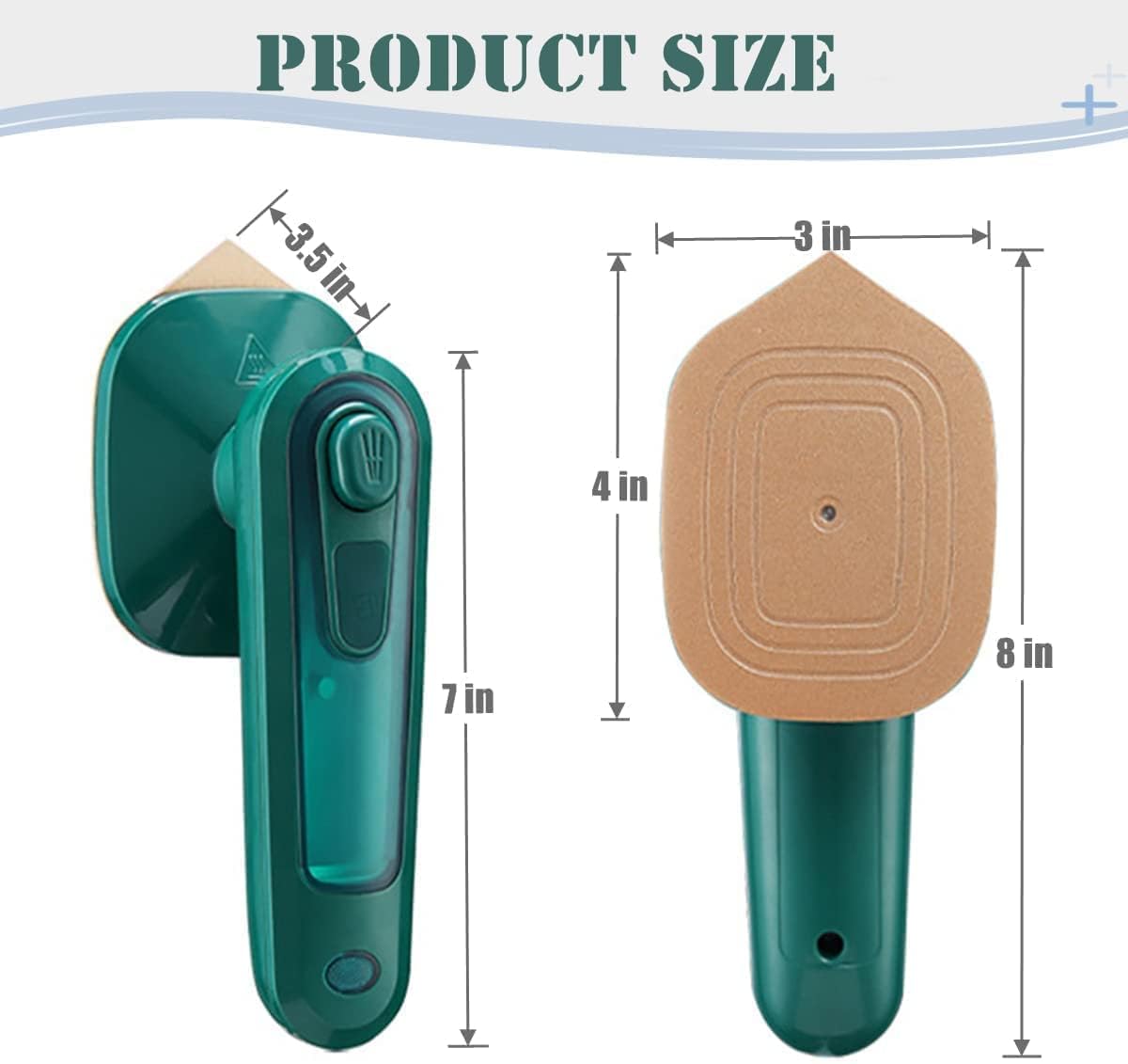 Portable Travel Steamer for Clothes, Handheld Mini Iron, Dry & Wet Ironing