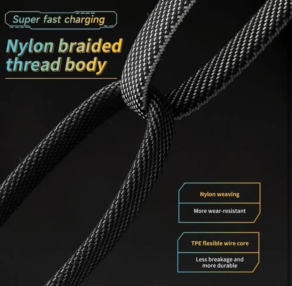 Bleaws 65W 4 in 1 Cable | Gold Plated Ports | Ultra Fast Charging & Data Transfer