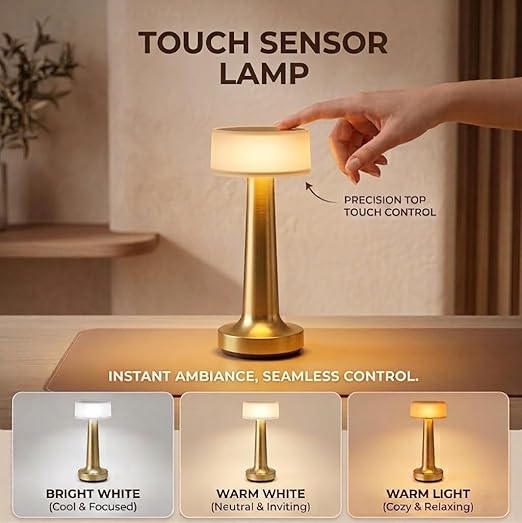 Table Lamp | 2000mAh Battery | Home Decor, Lamps for Bedroom