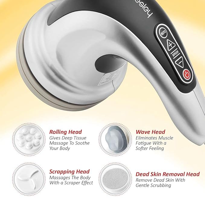 Hesley Electric Full Body Massager for Pain Relief of Back, Leg and Foot
