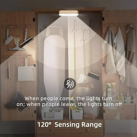 Motion Sensor LED Night Light Home, Auto On/Off Rechargeable Wireless Magnetic LED lamp