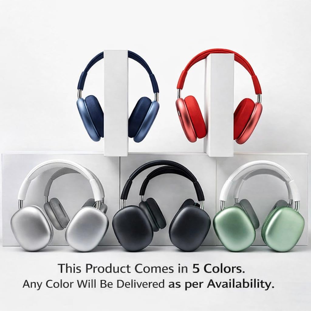 Wireless Bluetooth Over Ear Headphones P9, Deep Bass, Noise Isolation, Built-in Mic