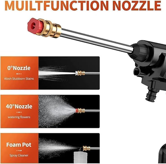 Car Washer High Pressure Gun (Double Battery) Cordless Portable Wireless Pressure washer