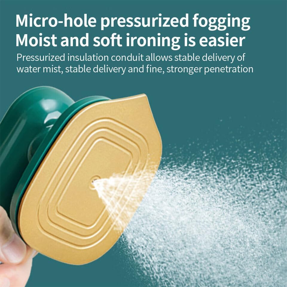 Portable Travel Steamer for Clothes, Handheld Mini Iron, Dry & Wet Ironing