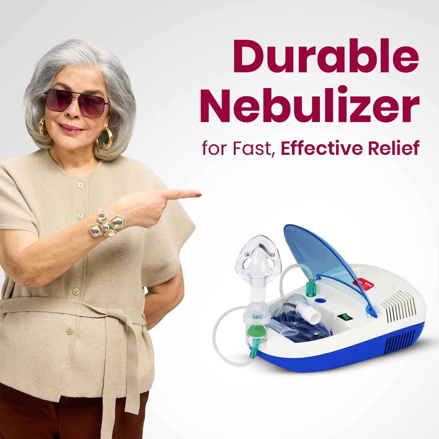 MCP Nebulizing Machine | Inhaler Machine with Storage Compartment