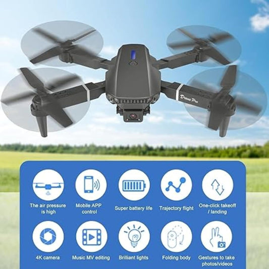 Drone with 4k Camera Foldable 1080P HD Drone with FPV Live Video