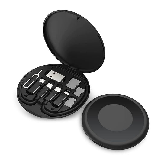 All in One 60W USB Fast Charging Travel Data Cable Set Type C, Lightening
